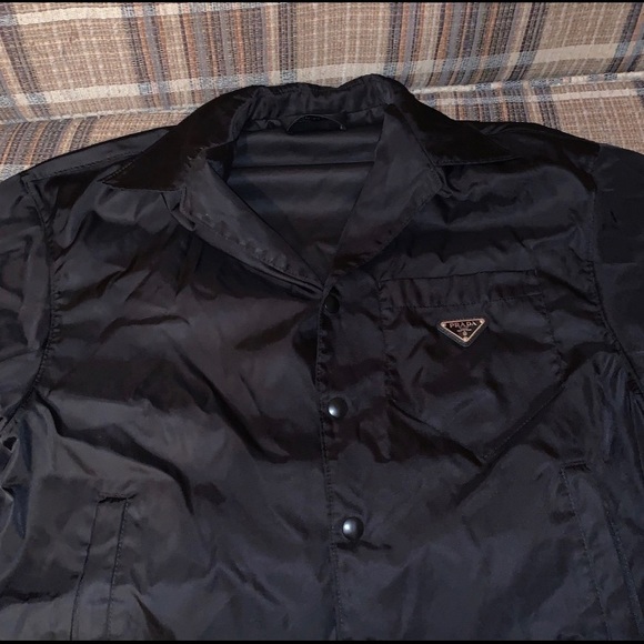Prada Re-Nylon short sleeved shirt black